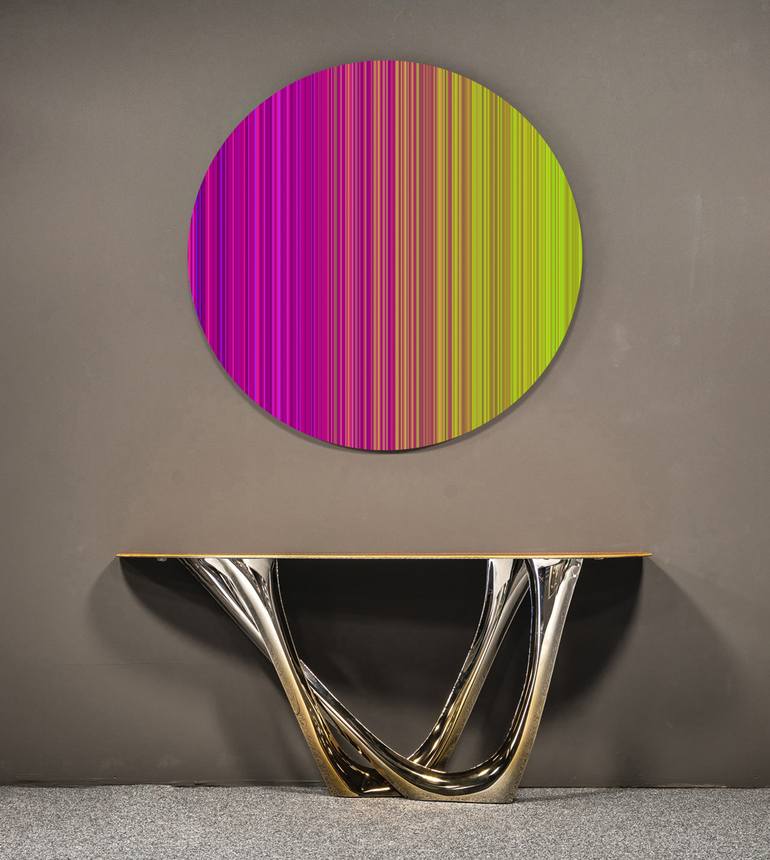 Original Abstract Geometric Sculpture by Andrea Pallang