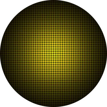 gold  sun light dots- WALL ART thumb