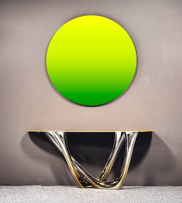 neon green light smaragd- WALL ART thumb
