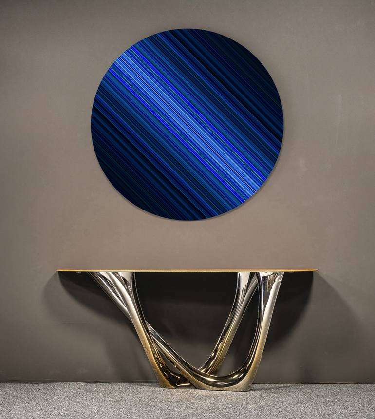 Original Abstract Geometric Sculpture by ANDREA PALLANG