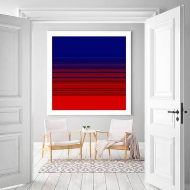 after Rothko- red & blue ABSTRACT thumb