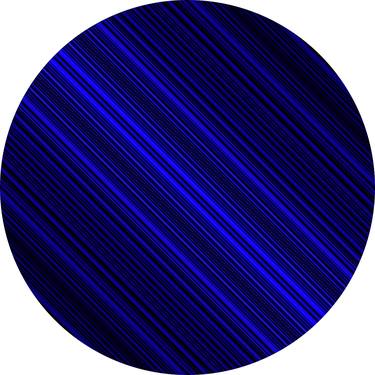 Bauhaus / matrix/ blue lines / WALL ART thumb