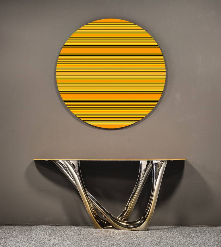 Original Abstract Geometric Sculpture by Andrea Pallang