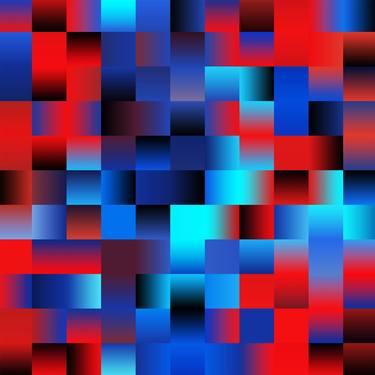 after mondrian blue & red abstract thumb