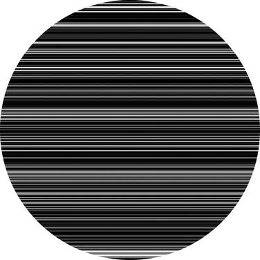 black point abstract circle- wall art thumb