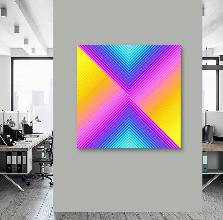 Original Modernism Abstract Painting by Andrea Pallang