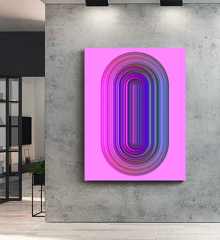 Original Abstract Geometric Sculpture by Andrea Pallang