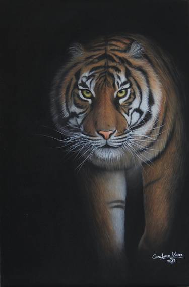 Original Fine Art Animal Paintings by Goutami Mishra