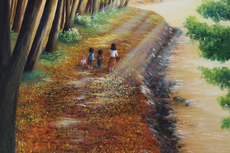 Original Landscape Painting by Goutami Mishra