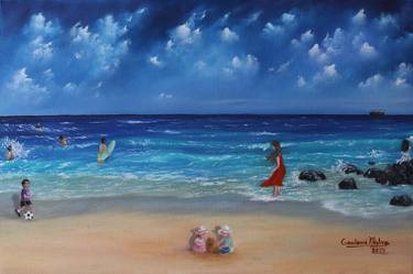 Original Seascape Painting by Goutami Mishra