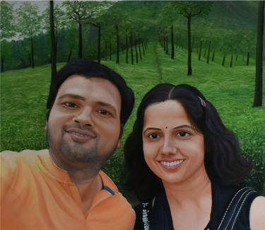 Original Portraiture Portrait Paintings by Goutami Mishra