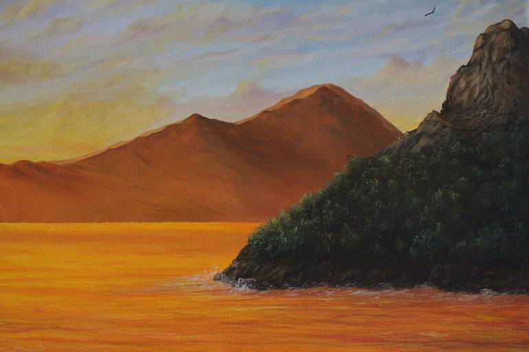 Original Seascape Painting by Goutami Mishra