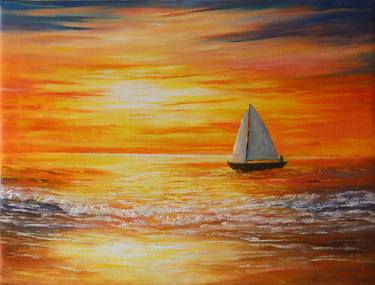 Original Seascape Paintings by Goutami Mishra