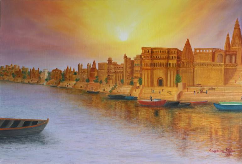 Original Fine Art Culture Painting by Goutami Mishra