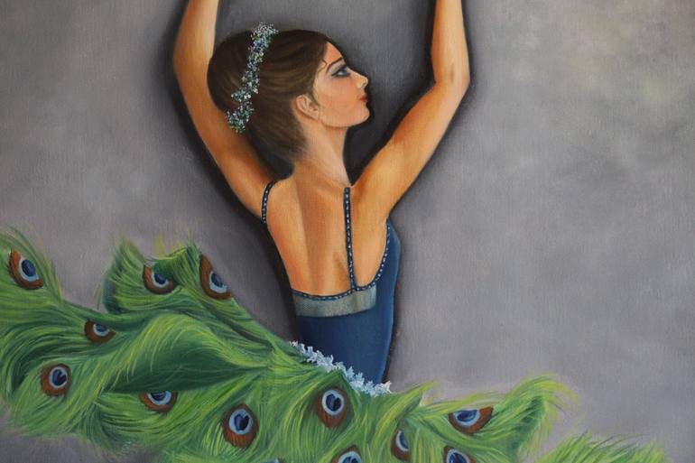 Original Figurative Performing Arts Painting by Goutami Mishra