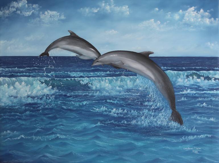 Original Seascape Painting by Goutami Mishra