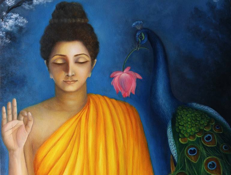 Original Religious Painting by Goutami Mishra