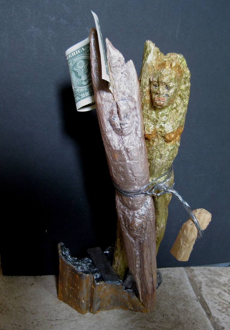 Original Figurative People Sculpture by Jacqueline Jolles