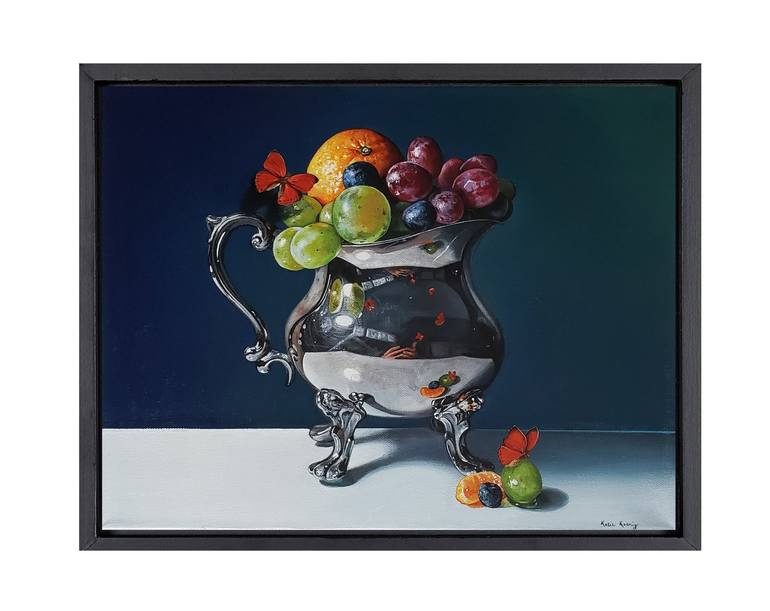 Original realism Still Life Painting by Katie Koenig