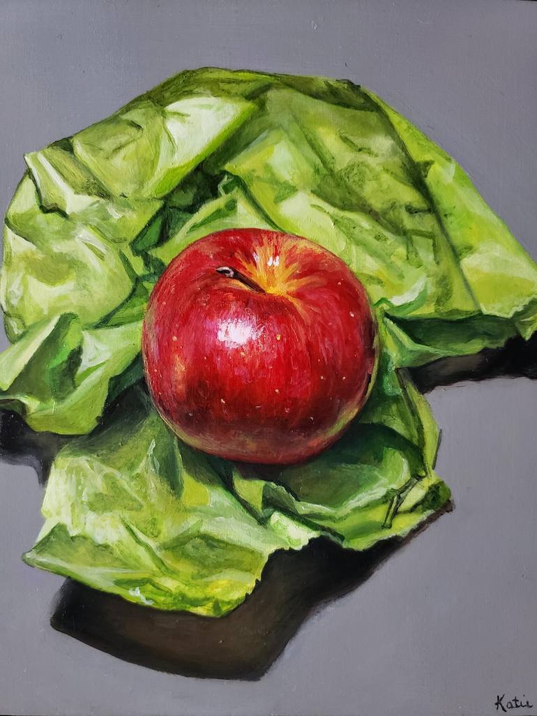 Original Realism Food Painting by Katie Koenig