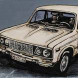 Old russian car by Erekle Kiparoidze
