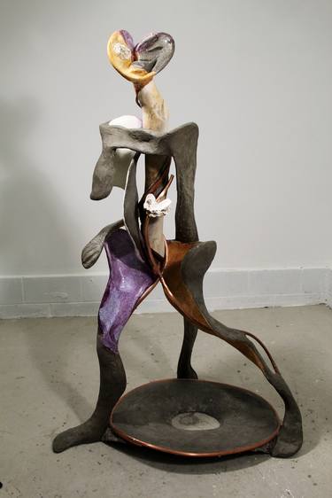 Original Abstract Nature Sculpture by Phillip Stern