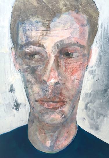 Original Expressionism Portrait Paintings by JAN ZIEGLER