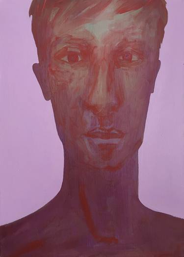 Original Figurative Men Paintings by JAN ZIEGLER