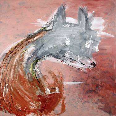 Original Abstract Animal Paintings by Eduardo Nicolas