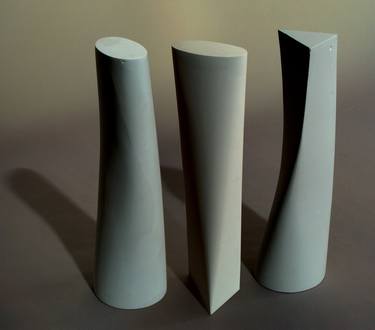 Original Conceptual Geometric Sculpture by Viktória Simon