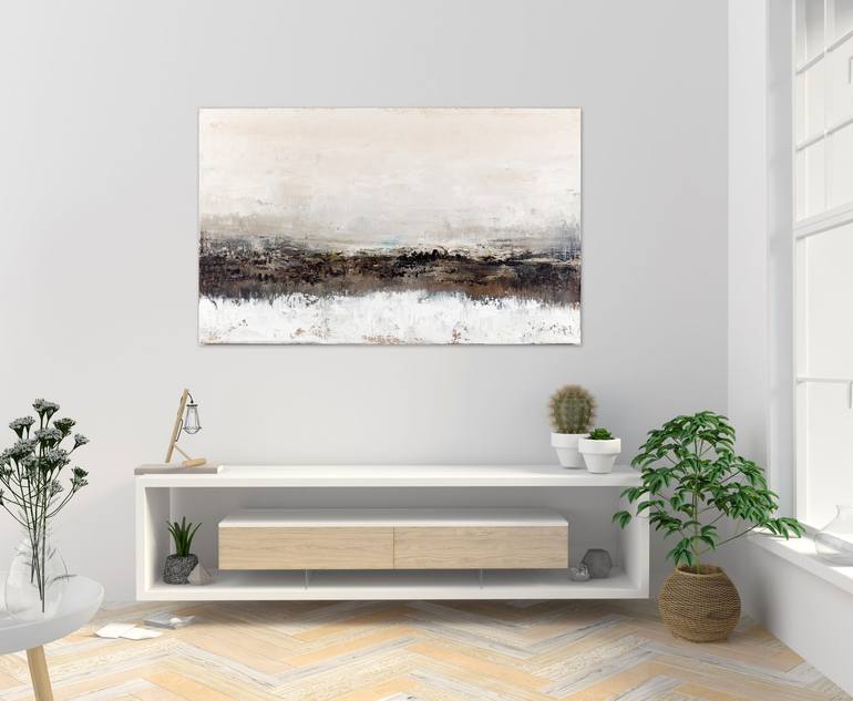 Original Abstract Expressionism Abstract Painting by Radek Smach