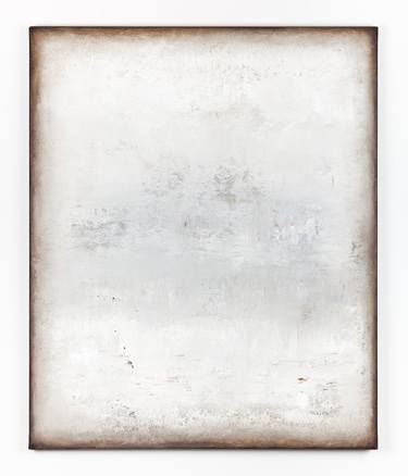White abstract painting PW714 thumb