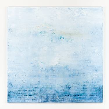 Blue abstract painting RI773 thumb