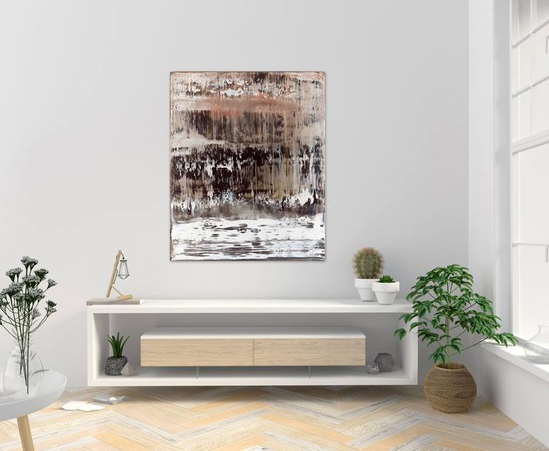 Original Abstract Expressionism Abstract Painting by Radek Smach