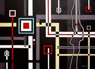 Print of Abstract Geometric Paintings by Radek Smach