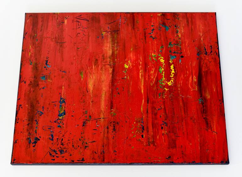 Original Abstract Expressionism Abstract Painting by Radek Smach