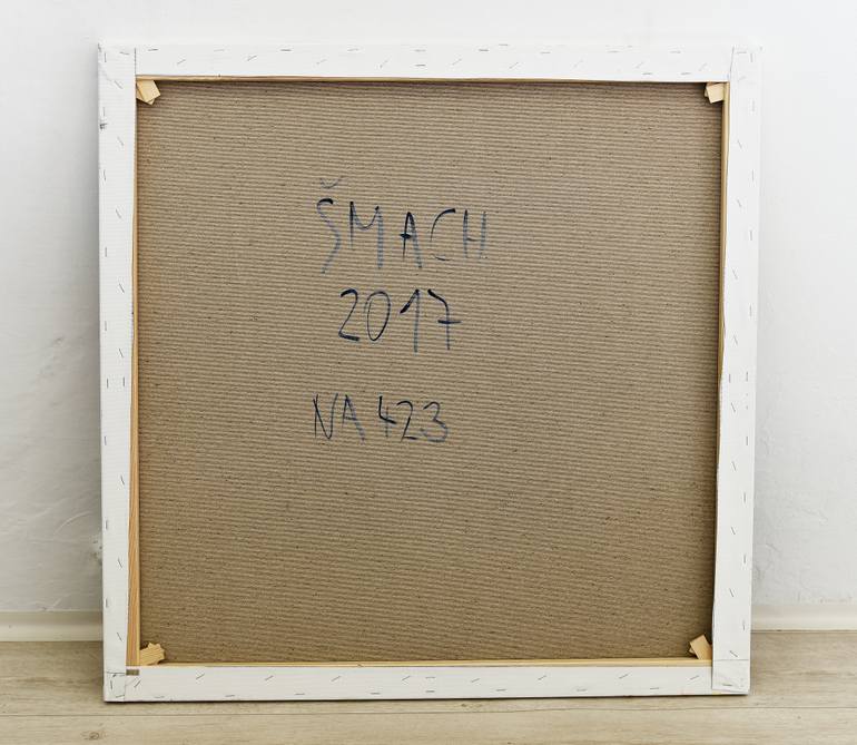 Original Abstract Expressionism Abstract Painting by Radek Smach