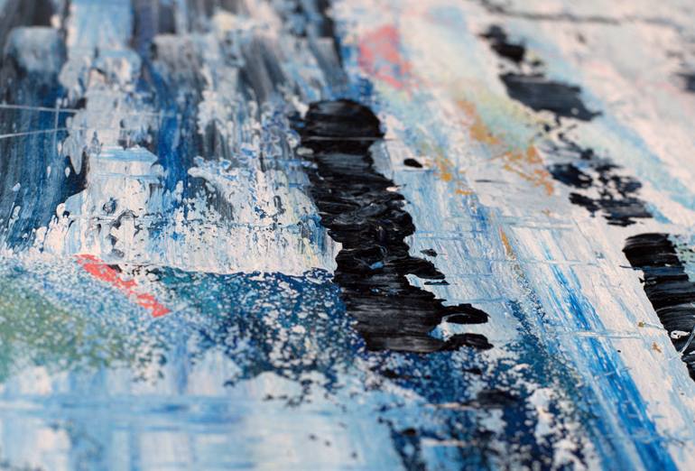 Original Abstract Expressionism Abstract Painting by Radek Smach