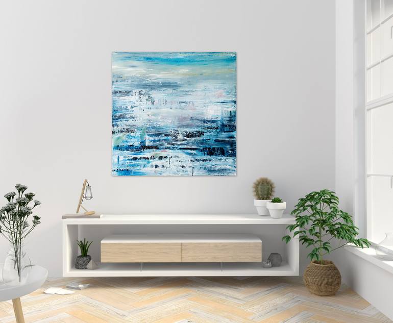 Original Abstract Expressionism Abstract Painting by Radek Smach