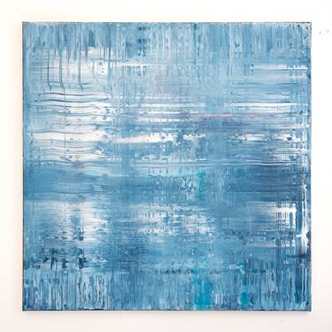 Saatchi Art Artist Radek Smach; Painting, “Blue abstract painting TB359” #art