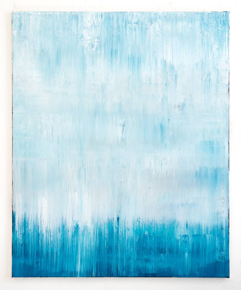 Blue abstract painting MS503 Painting by Radek Smach | Saatchi Art