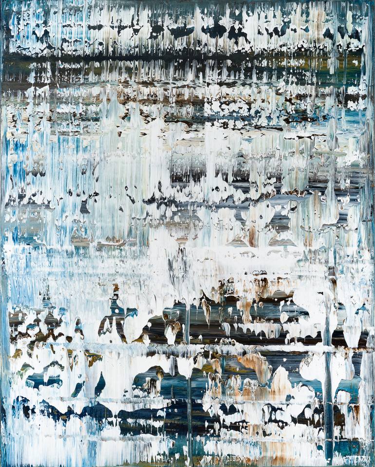 Original Abstract Expressionism Abstract Painting by Radek Smach