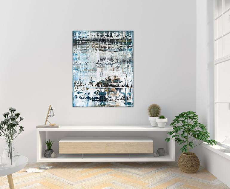 Original Abstract Expressionism Abstract Painting by Radek Smach