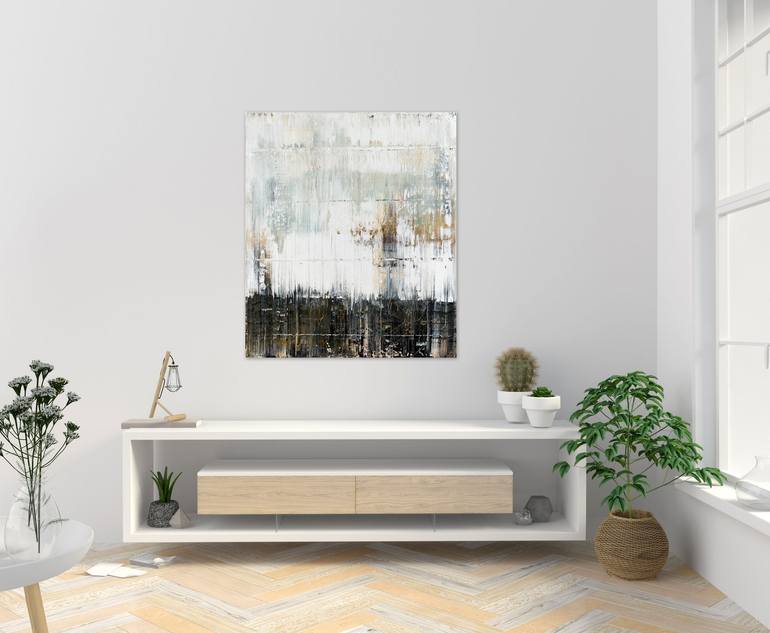 Original Abstract Expressionism Abstract Painting by Radek Smach