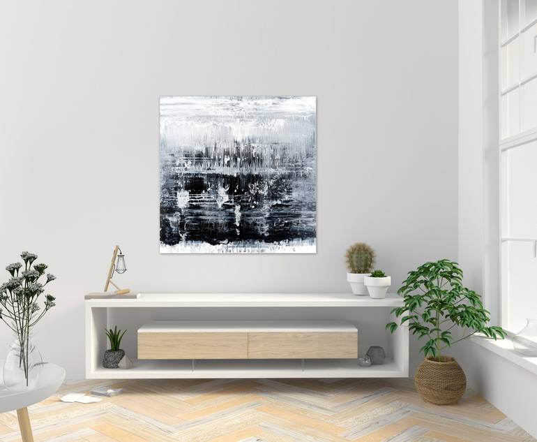 Original Abstract Expressionism Abstract Painting by Radek Smach