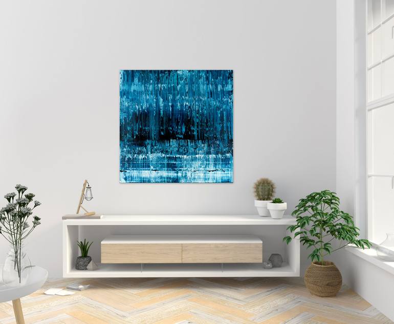 Original Abstract Expressionism Abstract Painting by Radek Smach