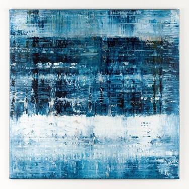 Blue abstract painting CK312 thumb