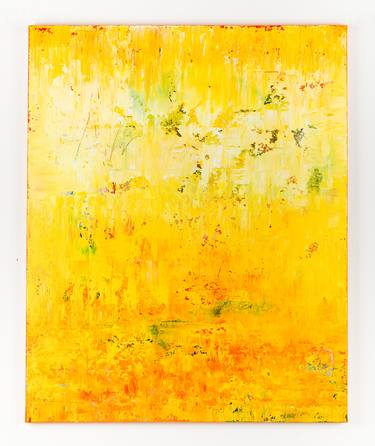 Yellow abstract painting SU411 thumb