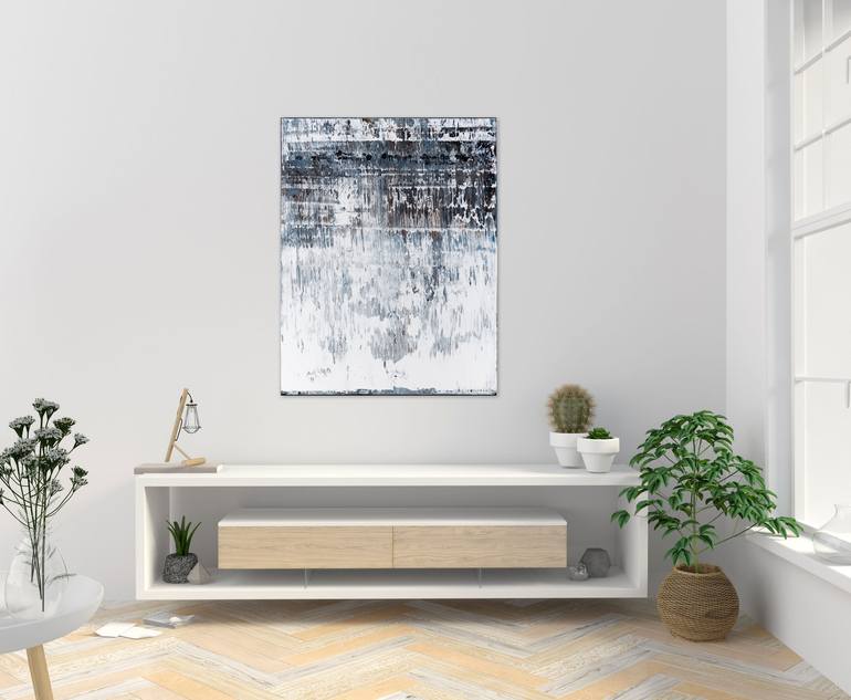 Original Abstract Expressionism Abstract Painting by Radek Smach