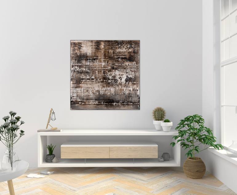 Original Abstract Expressionism Abstract Painting by Radek Smach